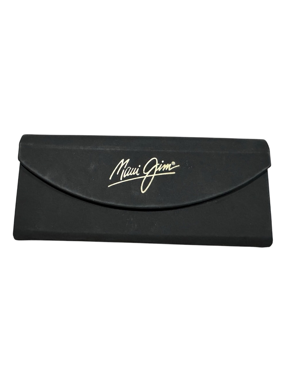 Maui Jim sunglasses case tri fold triangle black collapsible (case only)